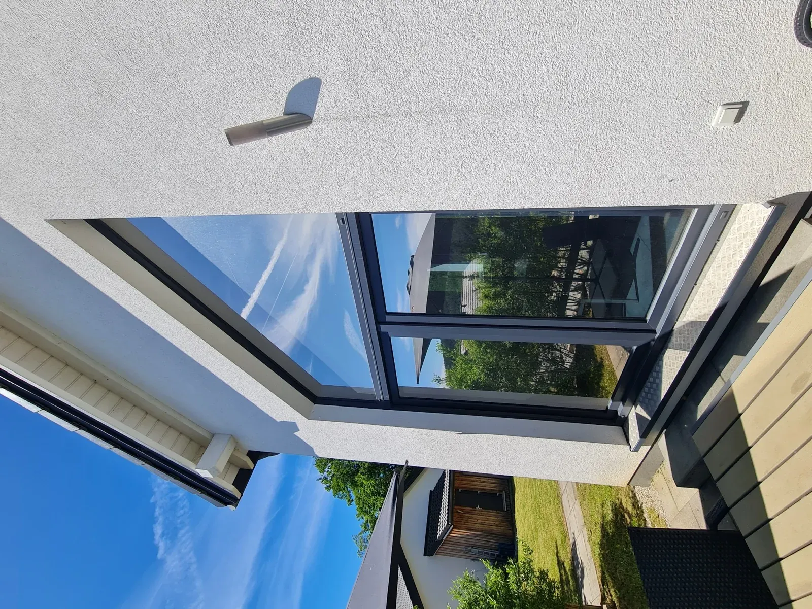 Haus 2a: Galeriefenster über die gesamte Front