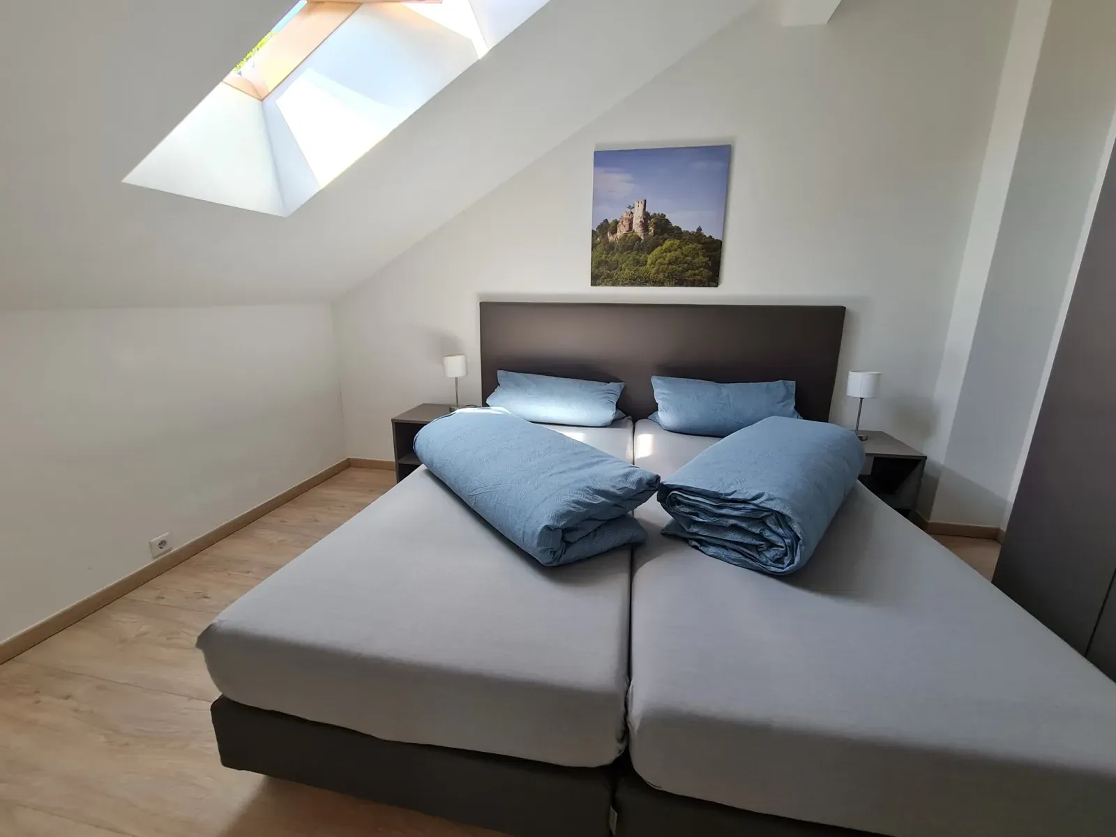 Haus 2a: Schlafzimmer im Obergeschoss