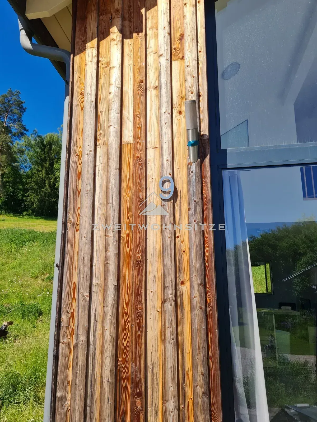 Haus 9: Fassadendetail in Lärche