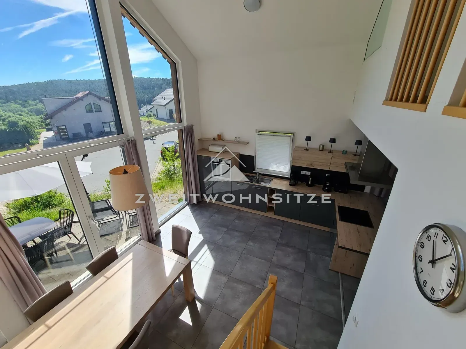 Haus 9: Offene Küche am Wohnbereich